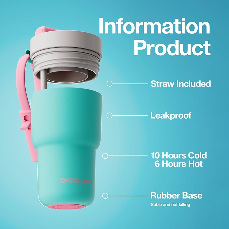 弁当箱・水筒 LAKOLE Onetouch Portable Tumbler 500ml Tortuga Travel Water Bottle | Reusable, Insulated, Stainless